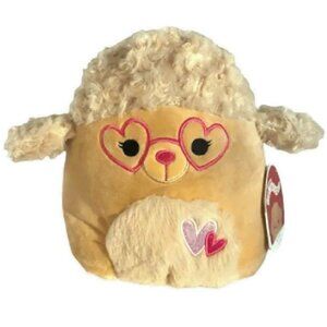 Squishmallows - Jacinda the Poodle, 8 Inch, Heart-Shaped Glasses, July 2021 RARE